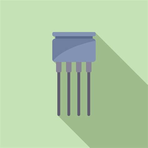 Premium Vector Audio Resistor Icon Flat Vector Electric Circuit
