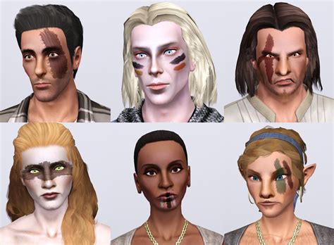 Mod The Sims Battle Born A Set Of 10 Warpaints