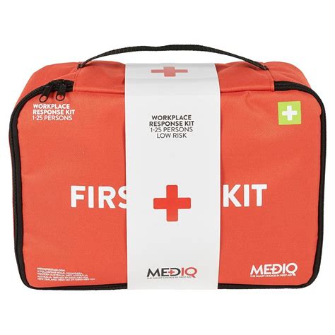 First Aid Kit Mediq Soft Pack Low Risk 1 25p Maddison Safety