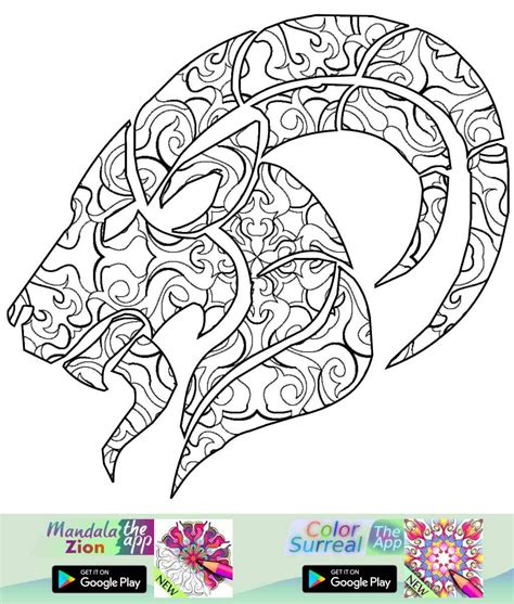 Coloring Page D Free Capricorn Coloring Page Coloring Home