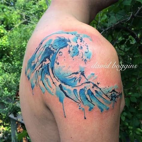 They're seen as both incredible and dangerous depending on one's relationship with the sea. 11+ Wave Tattoos On Shoulder