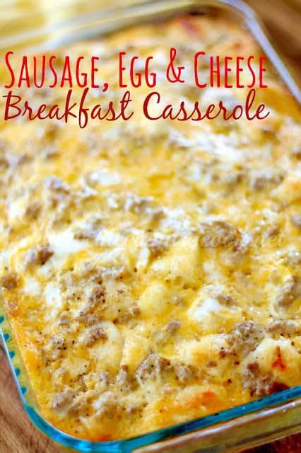 This is a microwave recipe for small cuts of pork loin (1 to 2 lbs). Sausage, Egg & Cheese Biscuit Casserole - The Country Cook