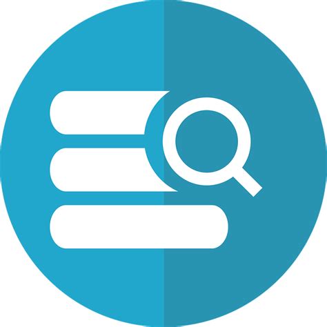 Database Search · Free Vector Graphic On Pixabay