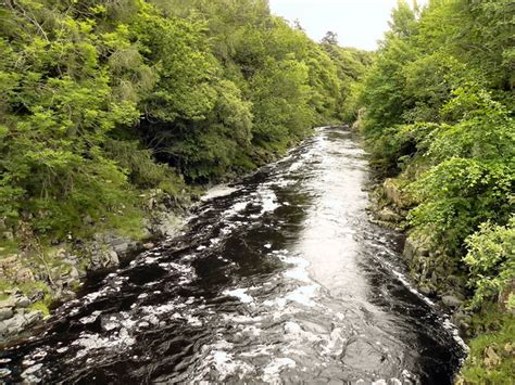 River Tees From Wynch Bridge © David Dixon Geograph Britain And Ireland