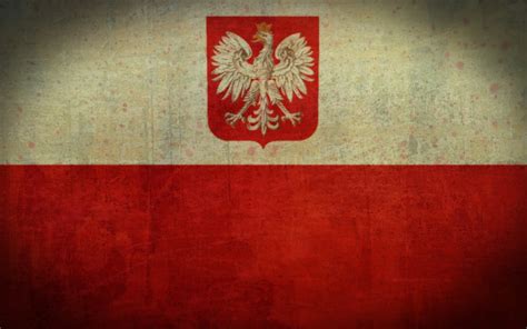 Red White Eagles Flags Polish Poland Coat Of Arms White Eagle 1282x802
