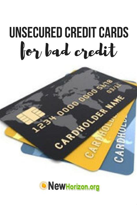 One effective strategy for building or rebuilding credit is, instead, using a secured credit card. Unsecured Credit Cards - Bad/NO Credit & Bankruptcy O.K ...