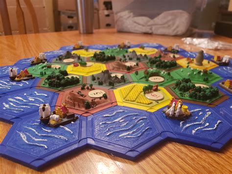 Get to know catan and play the starter scenario in multiplayer mode. After 2 months of 3D printing and hand painting, my 3D ...