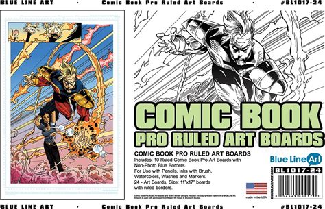 Ruled Pro Comic Book Art Boards 11x17 Uk Home And Kitchen