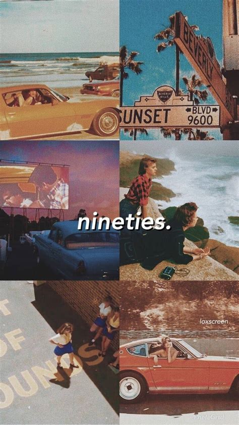 Download Vintage 90s Vibe Collage Aesthetic Wallpaper