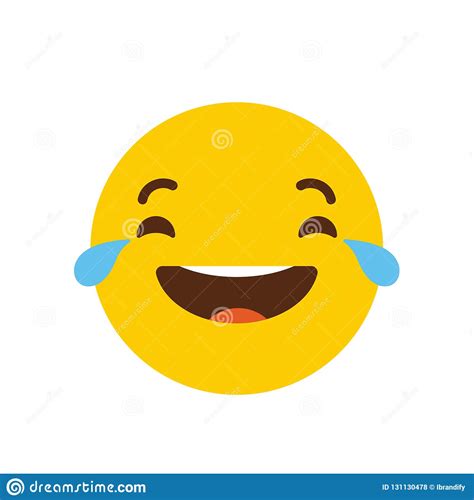 Laughing Emoji Icon Design Vector Stock Vector - Illustration of ...