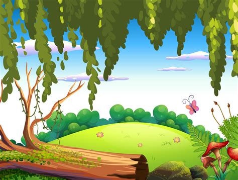 A Nature Forest Background 360687 Vector Art At Vecteezy