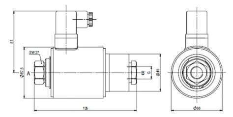 2ポート高圧直動式電磁弁 KB-15 - （バルブ類｜coax）：タイヨーインタナショナル株式会社 水圧機器、油圧機器、空気圧機器の輸入販売
