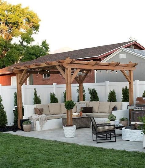Find patio landscape styles, designs, and makeover ideas, plus get a list of local pros to install your project. 55 Fantastic Pergola Patio Design Ideas (46) - Ideaboz