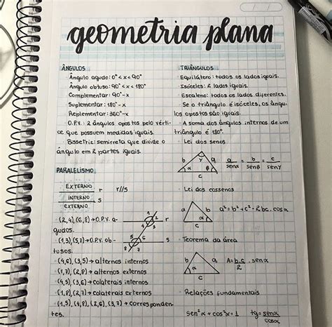 Resumo Sobre Geometria Plana Matemática Enem