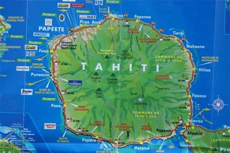 (click on tahiti island for more information) french polynesia is located in the south of the pacific ocean. Tahiti Map | Photo