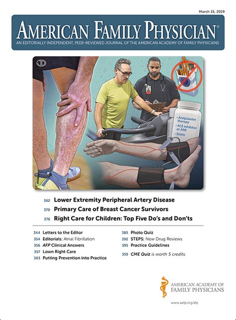 Lower Extremity Peripheral Artery Disease Diagnosis And Treatment Aafp