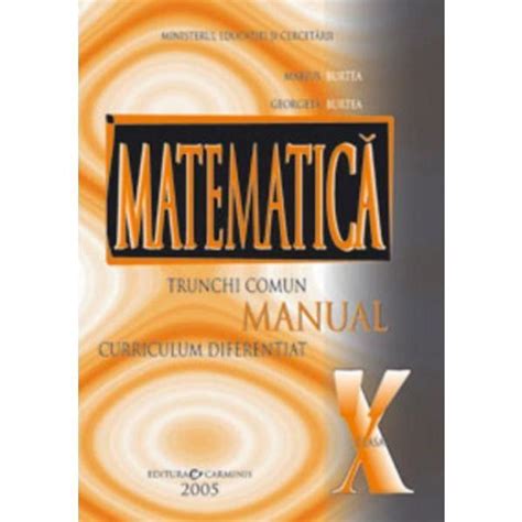 Manual Matematica Clasa 11 M1 Burtea Rezolvari