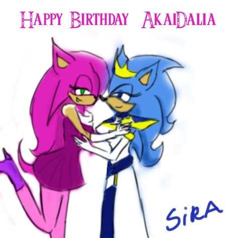 Happy Birthday Akaidalia T By Sira The Hedgehog On Deviantart