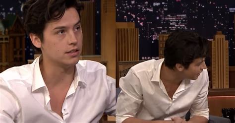 cole sprouse shares 20 years ago adorable picture of himself in interview with jimmy fallon