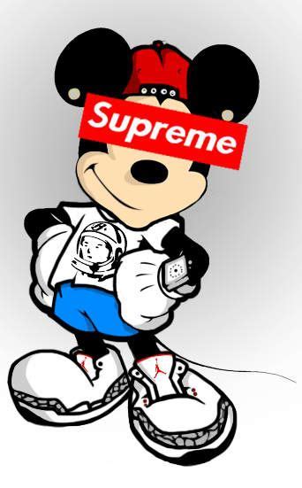 Browse the latest collections, explore the campaigns and discover our online assortment of clothing and accessories. Mickey Mouse Supreme | Mickey mouse wallpaper, Mickey mouse, Supreme wallpaper