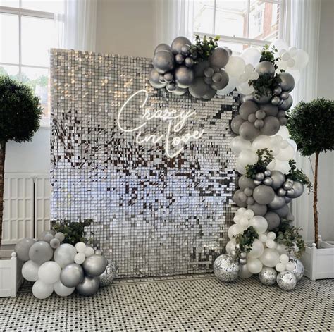 Sequin Backdrop Hire Balloon Arch Feather And Fox