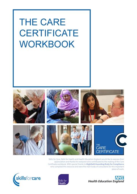 Care Certificate Standard 3 13 Health And Safety Completed Workbook