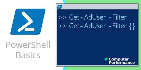Powershell Basics Get Aduser Filter Ldapfilter Code Examples