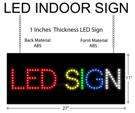 Open Vertical Purple Border And Green Letters Animated Led Sign Open
