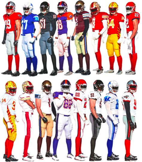 Usfl 20 Releases Inaugural Uni Sets For All Eight Teams