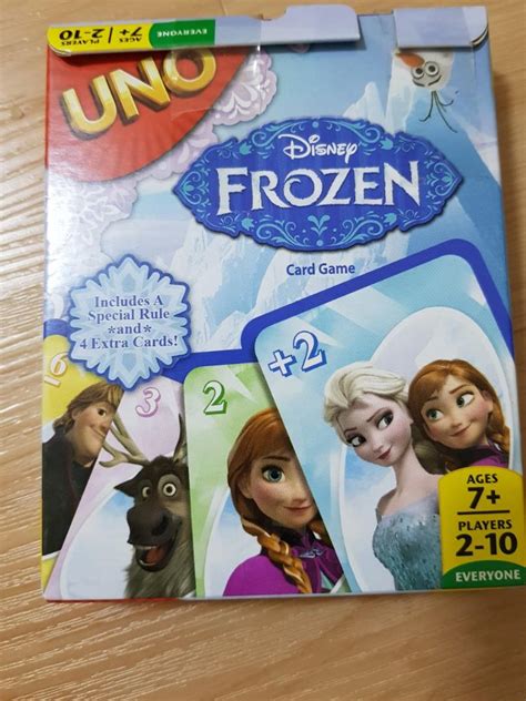 Disney Frozen Uno Card Game Hobbies And Toys Toys And Games On Carousell