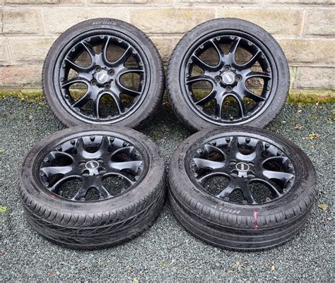 17 Genuine Mini Cooper S Webspoke Alloy Wheels And Tyres 4x100 In