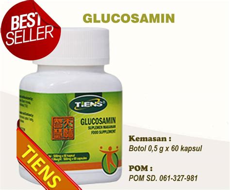 Simak daftar 17 obat ampuh ini untuk dicoba. Jual Produk Tiens: Obat sakit lutut - Glukosamin Tiens