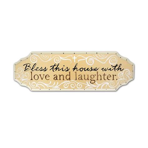 Bless This House With Love And Laughter Sign 6x23 By Rustilee 36 99 Etsy Novelty Sign Etsy Teams