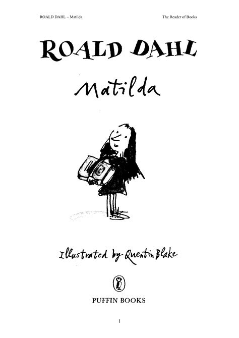 Roald Dahl Matilda Pdf Elenash 1970 11 Page 1 233 Flip Pdf Online Pubhtml5
