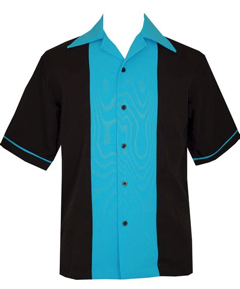 Mens 50s Retro Bowling Shirt ~ 50s Classic Retro Bowling Shirts