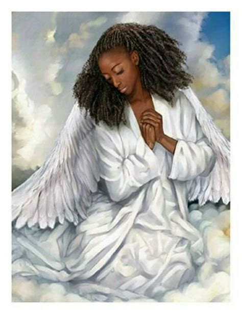 Praying Angel Angel Art Nature Art Prints Black Art Pictures