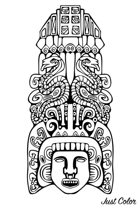 Dibujos Mayas A Lápiz Para Imprimir And Descargar Fáciles De Hacer