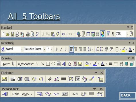 Ppt Microsoft Word Toolbars And Vocabulary Powerpoint Presentation