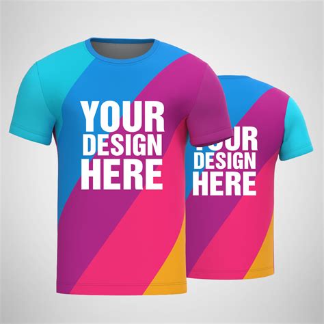 Men S T Shirt All Over Print Print On Demand Sublimation Shirts For Men