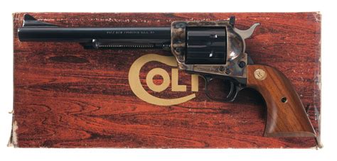 Colt New Frontier Single Action Army Revolver With Box