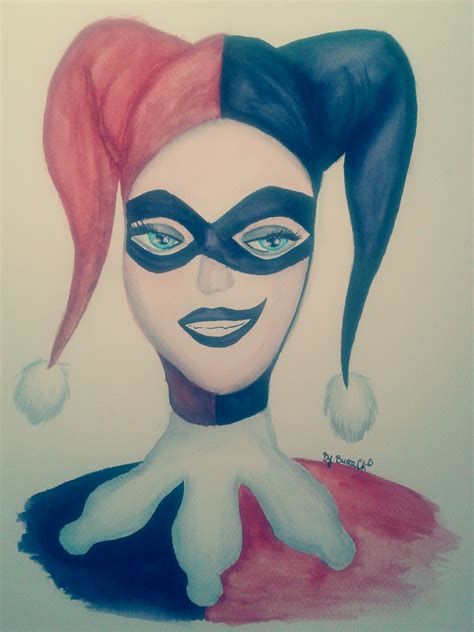 Harley Quinn Portrait By Burzack On Deviantart