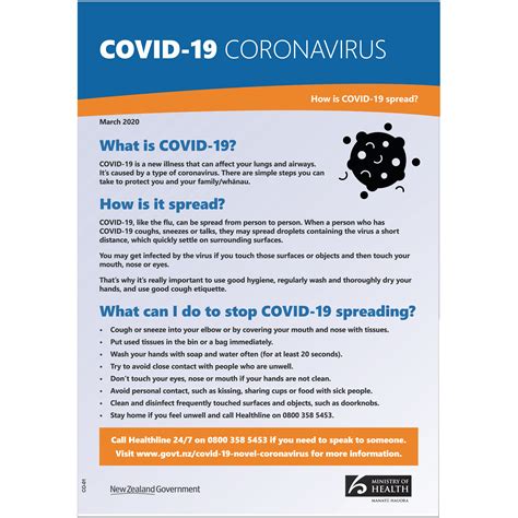 When printing in colour from the internet site you need. Poster Covid-19 Information 600x900mm - Live Creative Sign ...