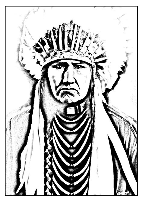 Free Printable Native American Coloring Pages at GetColorings.com