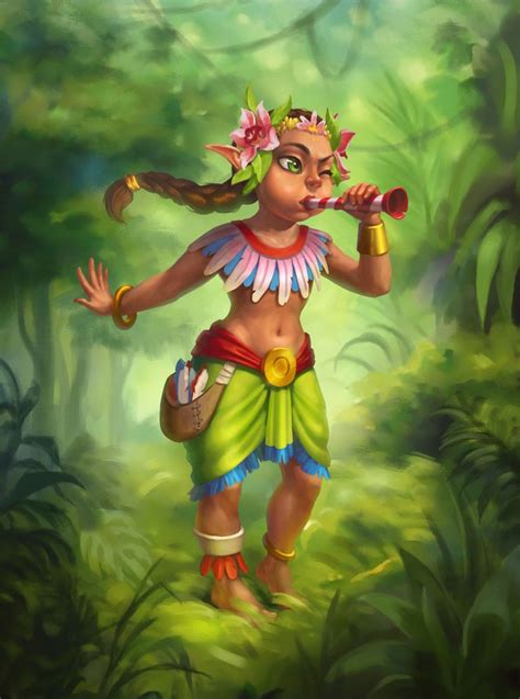 Jungle Girl Illustrations On Behance Illustration Girl