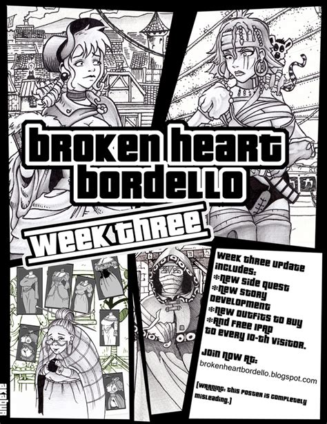 Broken Heart Bordello Week Three By Rubaka Hentai Foundry