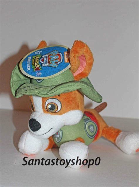 New Paw Patrol Tracker 8 Plush Toy Jungle Rescue Pup Pals 1840065328