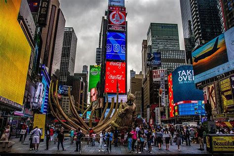 Hd Wallpaper New York Time Square Broadway Manhattan Nyc