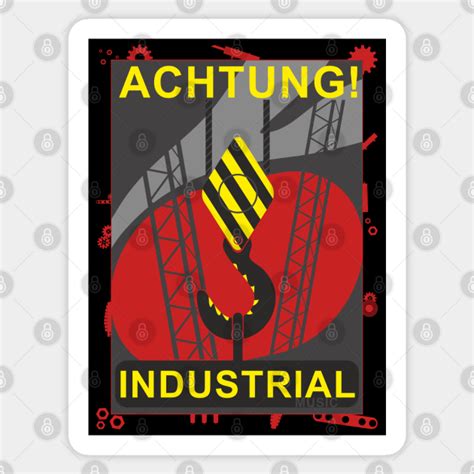 Industrial Music Industrial Music Sticker Teepublic