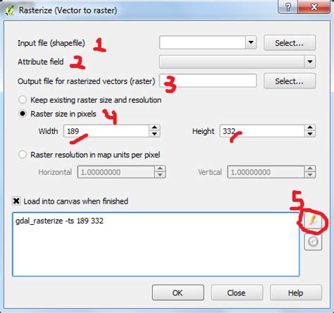 Gis Rasterize Shapefile Using Another Rasters Size And Resolution