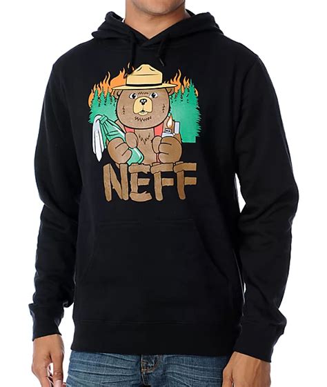 Neff Wildfire Black Pullover Hoodie Zumiez